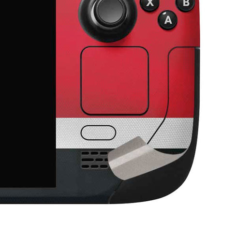 NHL Detroit Red Wings Jersey Steam Deck Handheld Gaming Computer OLED Skin