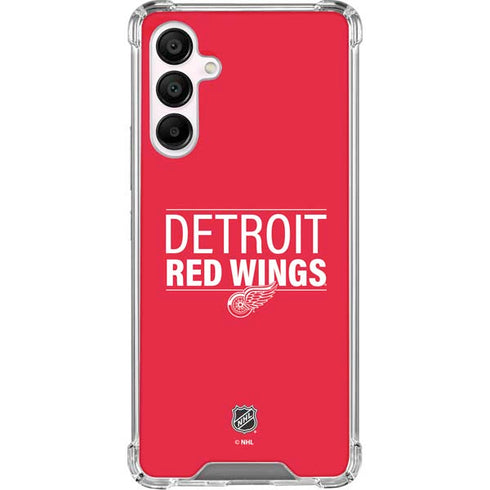 NHL Detroit Red Wings Lineup Galaxy A16 5G Clear Case