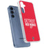 NHL Detroit Red Wings Lineup Galaxy A55 5G Clear Case
