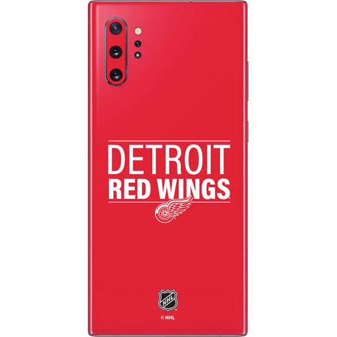 NHL Detroit Red Wings Lineup Galaxy Note 10 Plus Skin