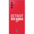 NHL Detroit Red Wings Lineup Galaxy Note 10 Plus Skin
