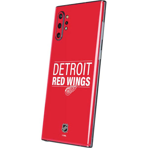 NHL Detroit Red Wings Lineup Galaxy Note 10 Plus Skin