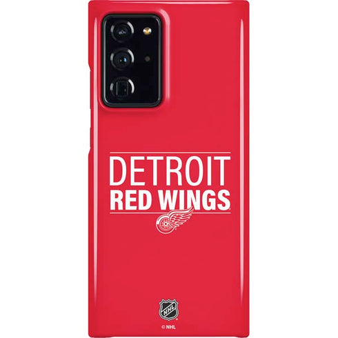 NHL Detroit Red Wings Lineup Galaxy Cases
