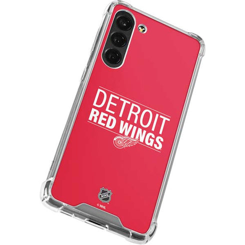 NHL Detroit Red Wings Lineup Galaxy S24 FE Clear Case