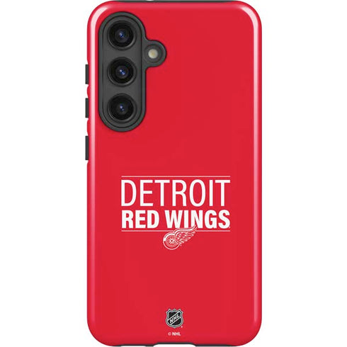 NHL Detroit Red Wings Lineup Galaxy S25 Impact Case
