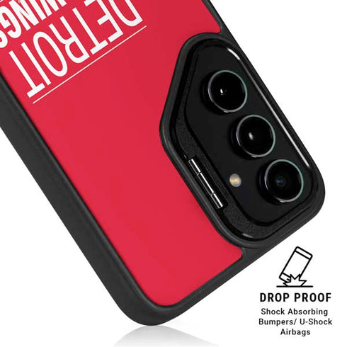 NHL Detroit Red Wings Lineup Galaxy S25 Kickstand Case