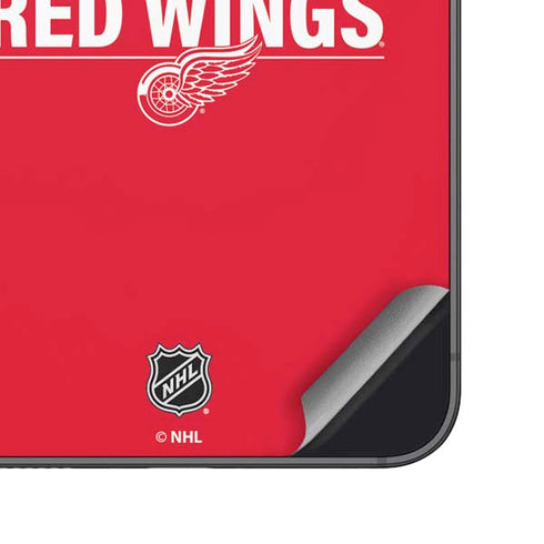 NHL Detroit Red Wings Lineup Galaxy S24 Skin