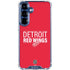 NHL Detroit Red Wings Lineup Galaxy S25 Clear Case