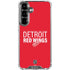 NHL Detroit Red Wings Lineup Galaxy S26 Clear Case