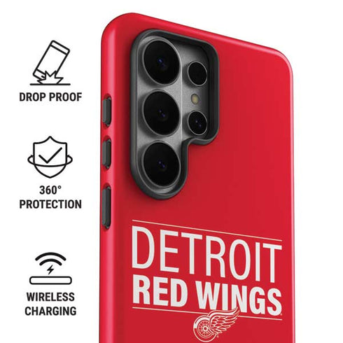 NHL Detroit Red Wings Lineup Galaxy S26 Ultra Impact Case