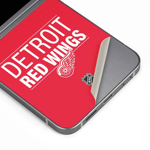 NHL Detroit Red Wings Lineup Galaxy Z Flip6 Skin