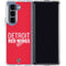 NHL Detroit Red Wings Lineup Galaxy Z Fold5 5G Clear Case