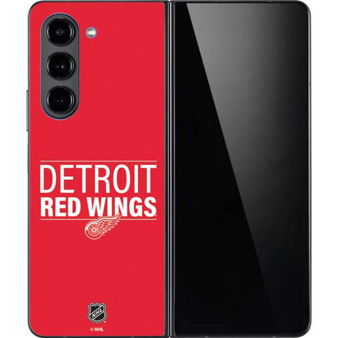 NHL Detroit Red Wings Lineup Galaxy Z Fold5 5G Skin