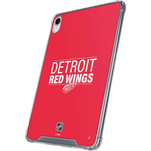 NHL Detroit Red Wings Lineup iPad 11th Gen (2025) Clear Case
