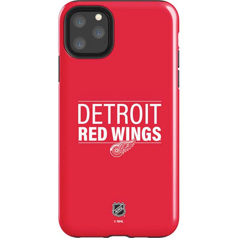 NHL Detroit Red Wings Lineup iPhone Cases
