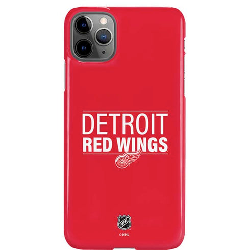 NHL Detroit Red Wings Lineup iPhone Cases