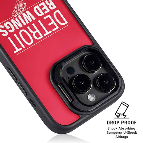 NHL Detroit Red Wings Lineup iPhone 13 Pro Kickstand Case