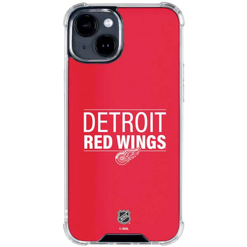 NHL Detroit Red Wings Lineup iPhone 15 Clear Case