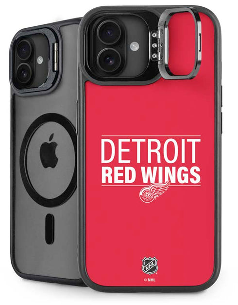 NHL Detroit Red Wings Lineup iPhone 16 Kickstand Case