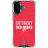 NHL Detroit Red Wings Lineup iPhone 16 Plus Clear Case