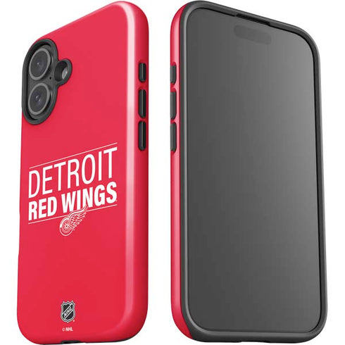 NHL Detroit Red Wings Lineup iPhone 16 Plus Impact Case