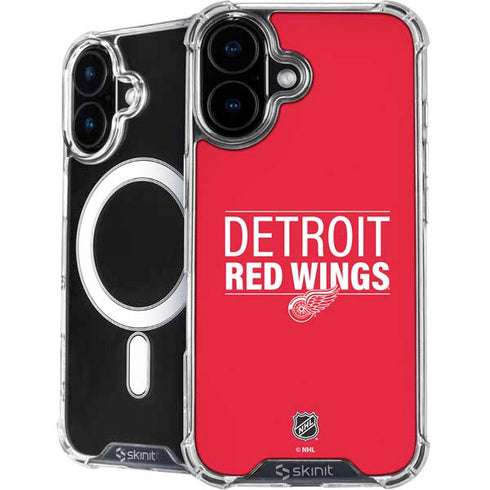NHL Detroit Red Wings Lineup iPhone 16 Plus MagSafe Case