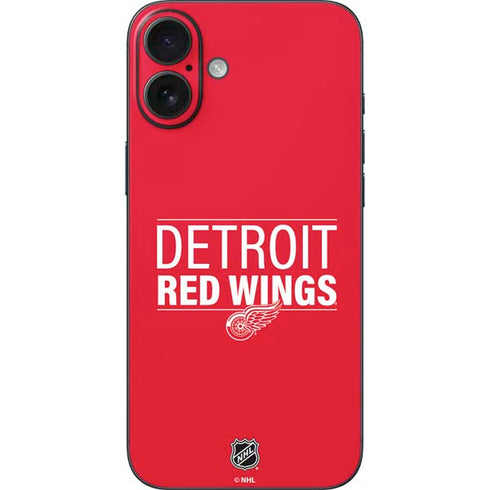 NHL Detroit Red Wings Lineup iPhone 16 Plus Skin