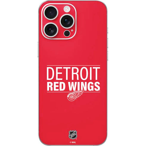 NHL Detroit Red Wings Lineup iPhone 16 Pro Max Skin
