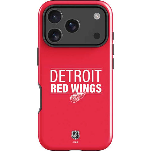 NHL Detroit Red Wings Lineup iPhone 18 Pro Impact Case