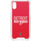 NHL Detroit Red Wings Lineup iPhone XS Clear Case