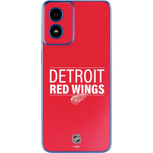 NHL Detroit Red Wings Lineup Moto G Play 4G (2024) Skin