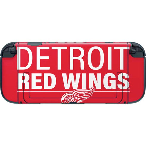 NHL Detroit Red Wings Lineup Nintendo Switch 2 (2025) with Joy-Con Skin