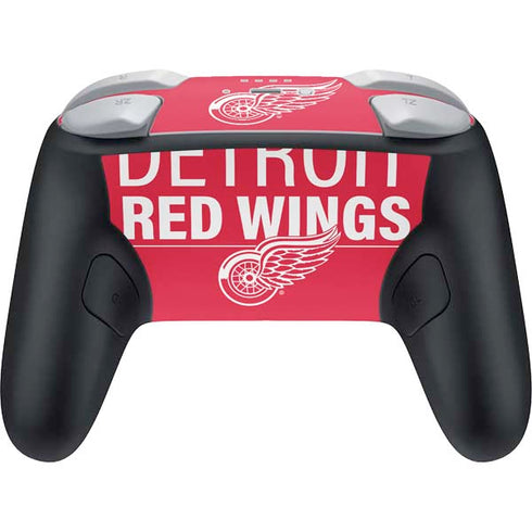 NHL Detroit Red Wings Lineup Nintendo Switch 2 (2025) Pro Controller Skin