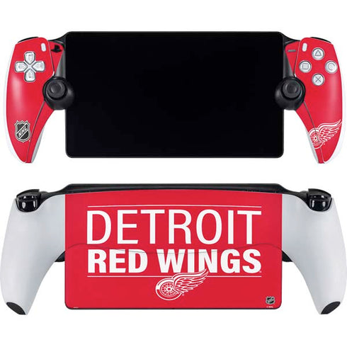 NHL Detroit Red Wings Lineup PlayStation Portal Remote Player Skin