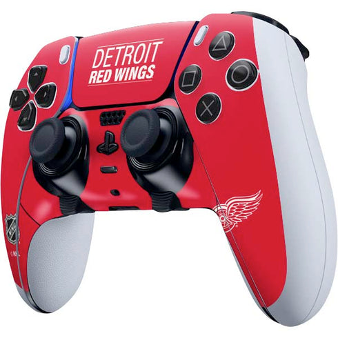 NHL Detroit Red Wings Lineup PS5 DualSense Edge Pro Controller Skin
