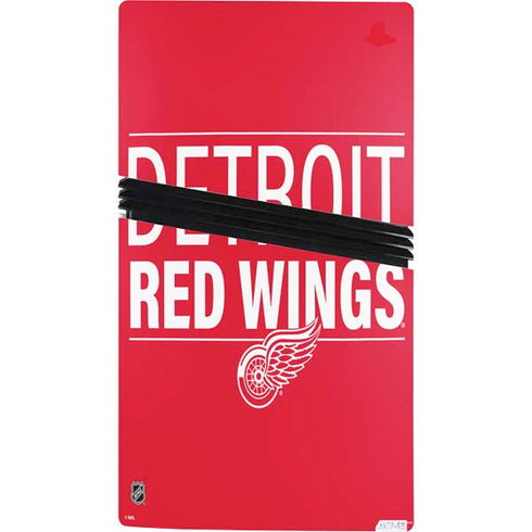 NHL Detroit Red Wings Lineup PS5 Pro Console Skin