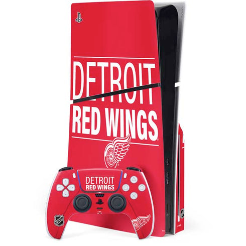 NHL Detroit Red Wings Lineup PlayStation PS5 Skins