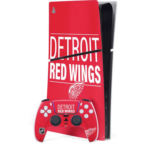 NHL Detroit Red Wings Lineup PlayStation PS5 Skins