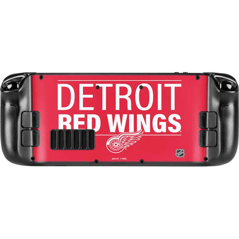 NHL Detroit Red Wings Lineup Steam Deck Handheld Gaming Computer Skin