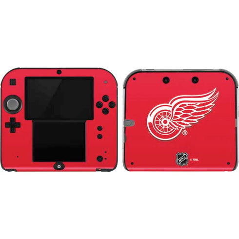 NHL Detroit Red Wings Solid Background Nintendo Skins
