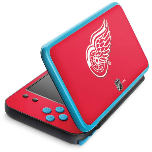 NHL Detroit Red Wings Solid Background Nintendo Skins