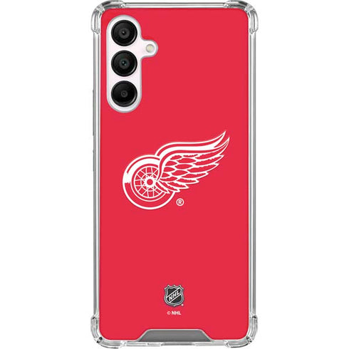 NHL Detroit Red Wings Solid Background Galaxy A16 5G Clear Case