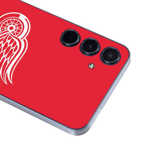 NHL Detroit Red Wings Solid Background Galaxy A35 5G Skin