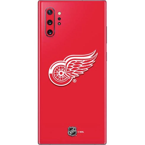 NHL Detroit Red Wings Solid Background Galaxy Note 10 Plus Skin