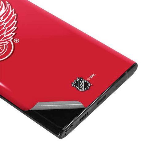 NHL Detroit Red Wings Solid Background Galaxy Note 10 Plus Skin