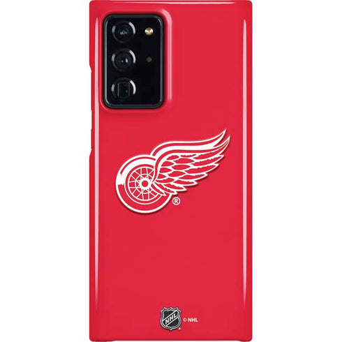 NHL Detroit Red Wings Solid Background Galaxy Cases
