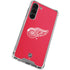 NHL Detroit Red Wings Solid Background Galaxy S24 FE Clear Case