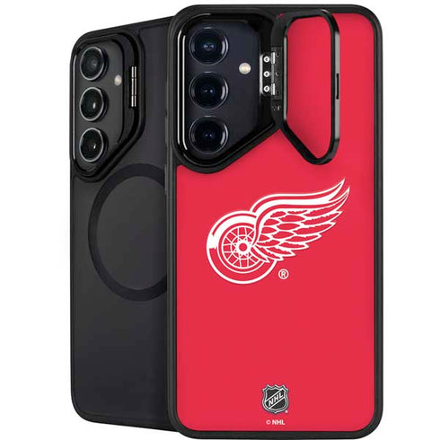 NHL Detroit Red Wings Solid Background Galaxy S24 Kickstand Case