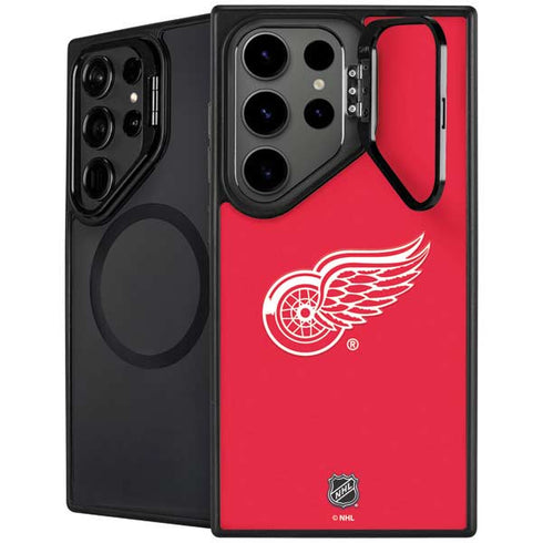 NHL Detroit Red Wings Solid Background Galaxy Cases