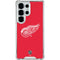 NHL Detroit Red Wings Solid Background Galaxy S25 Ultra Clear Case